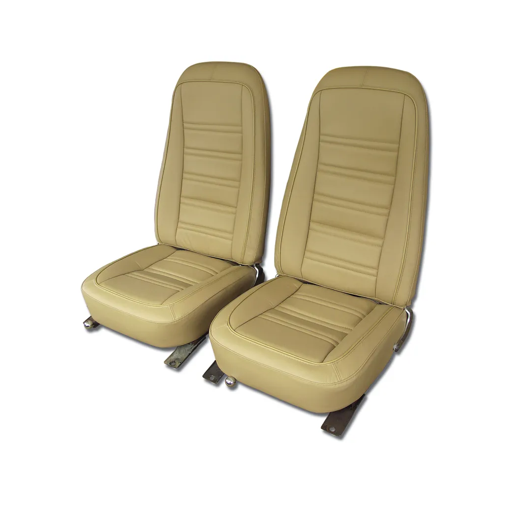 C3 1976-1978 Corvette Leather Seat Covers 100% Leather - Pair