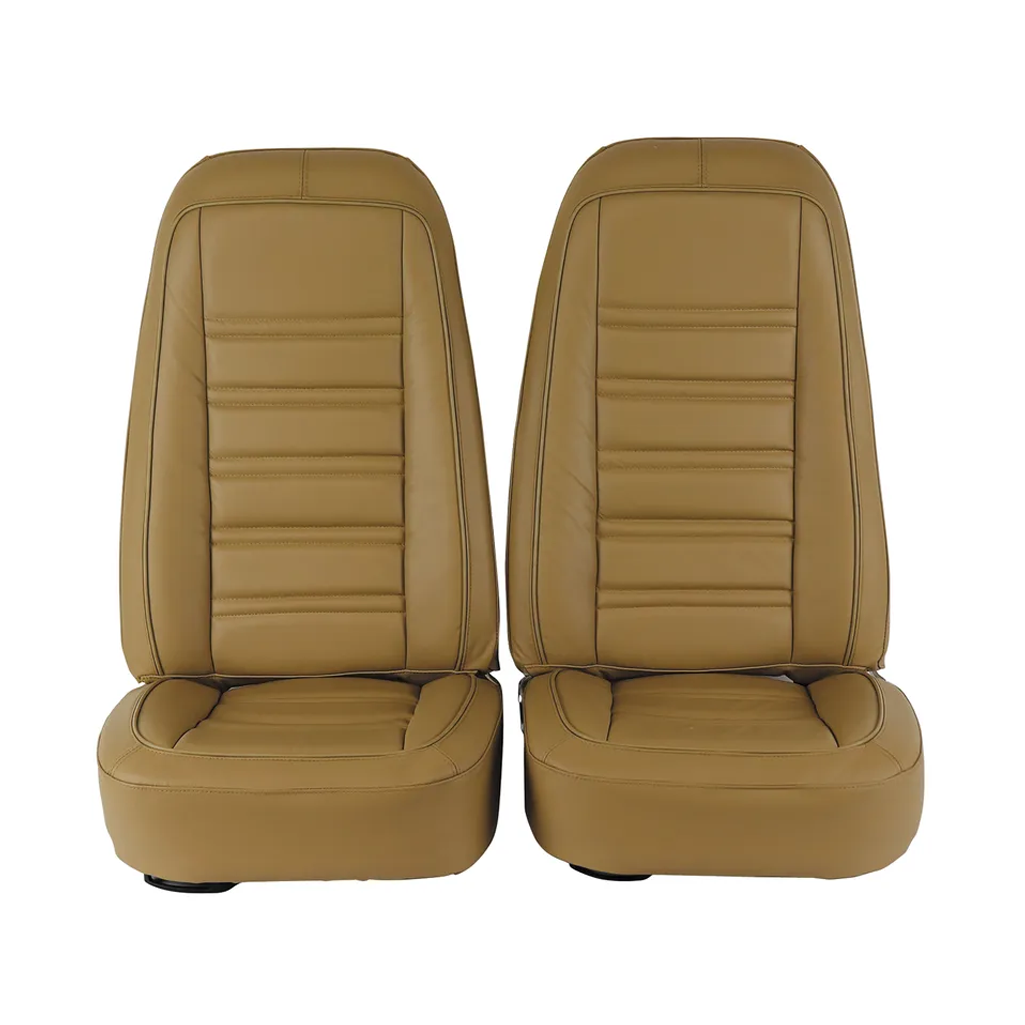 C3 1976-1978 Corvette Mounted Seats 100% Leather - Pair