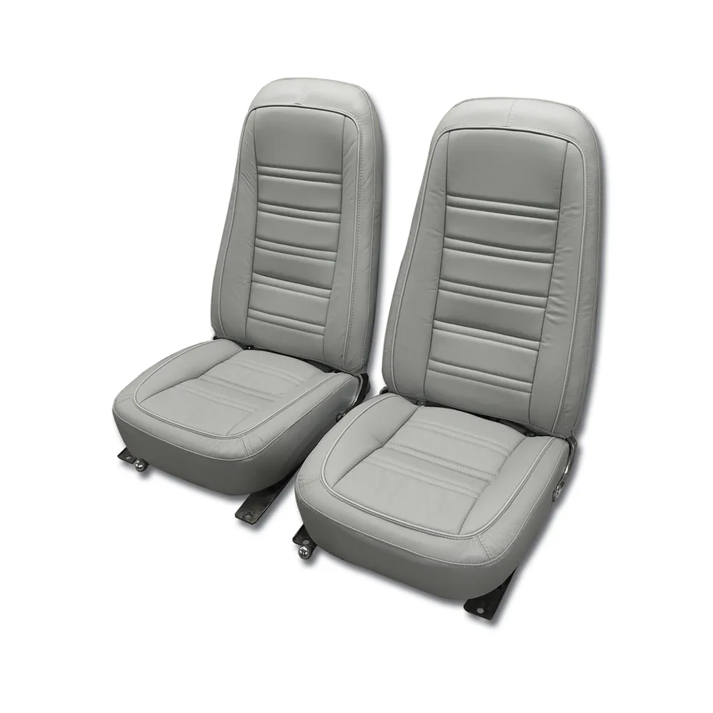 C3 1976-1978 Corvette Leather Seat Covers 100% Leather - Pair