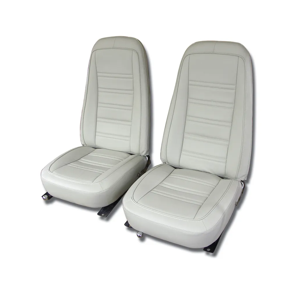 C3 1976-1978 Corvette Leather Seat Covers 100% Leather - Pair