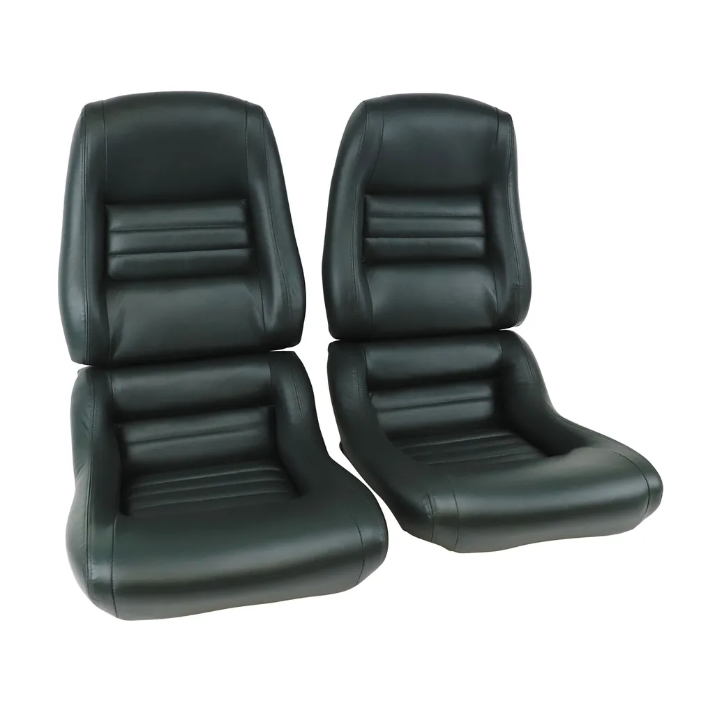 C3 1979-1982 Corvette Leather Seat Covers 100% Leather 2-Inch Bolster