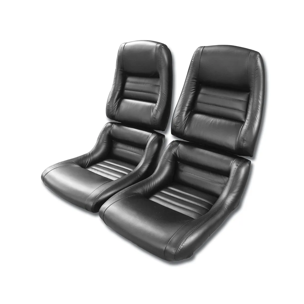 C3 1979-1982 Corvette Leather Seat Covers 100% Leather 2-Inch Bolster