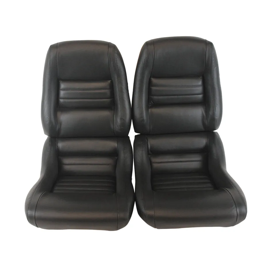 C3 1979-1982 Corvette Leather Seat Covers 100% Leather 2-Inch Bolster