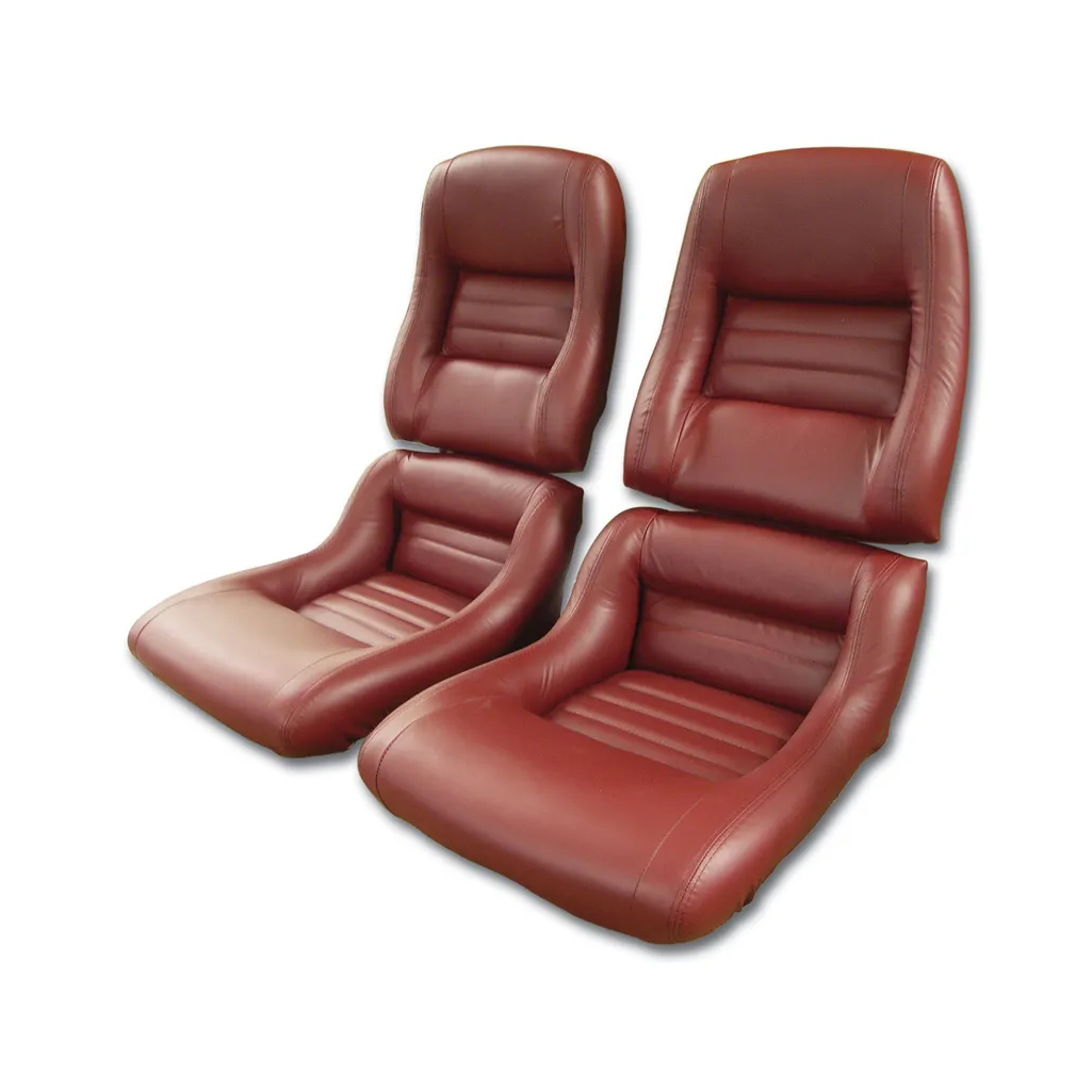 C3 1979-1982 Corvette Leather Seat Covers 100% Leather 2-Inch Bolster