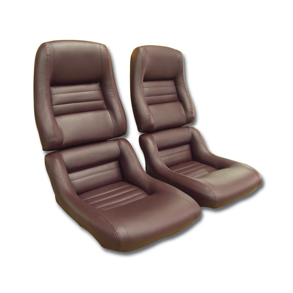 C3 1979-1982 Corvette Leather Seat Covers 100% Leather 2-Inch Bolster