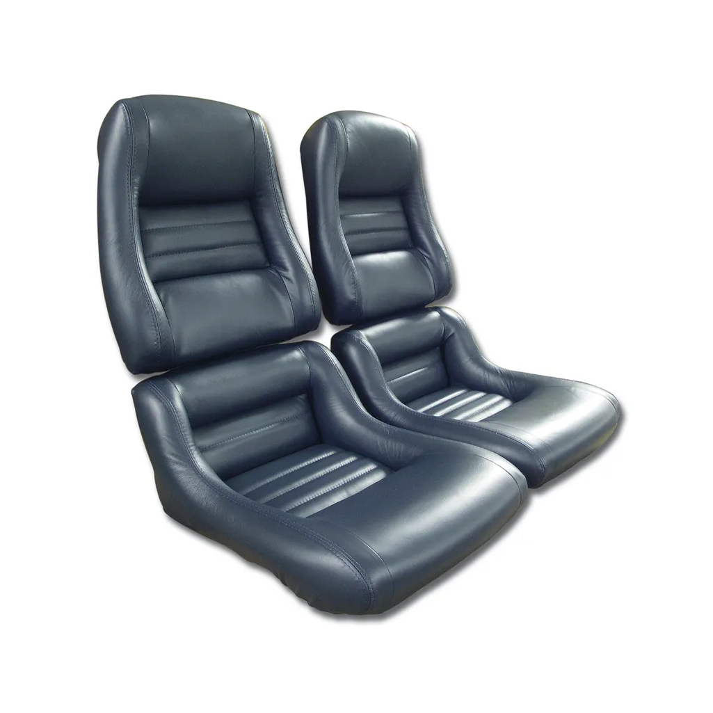 C3 1979-1982 Corvette Leather Seat Covers 100% Leather 2-Inch Bolster