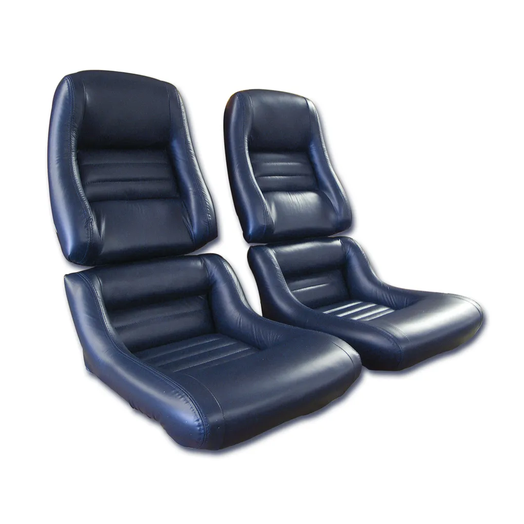 C3 1979-1982 Corvette Leather Seat Covers 100% Leather 2-Inch Bolster