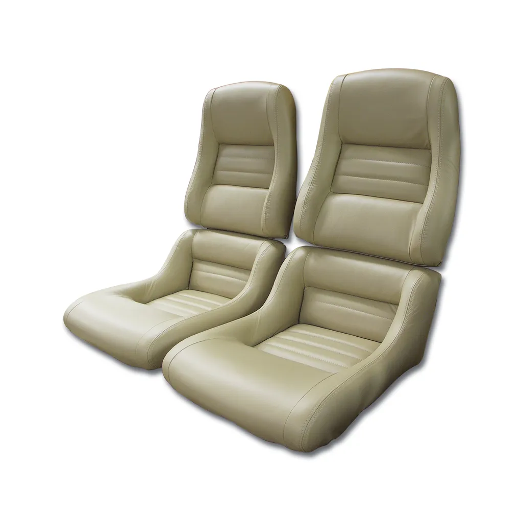 C3 1979-1982 Corvette Leather Seat Covers 100% Leather 2-Inch Bolster
