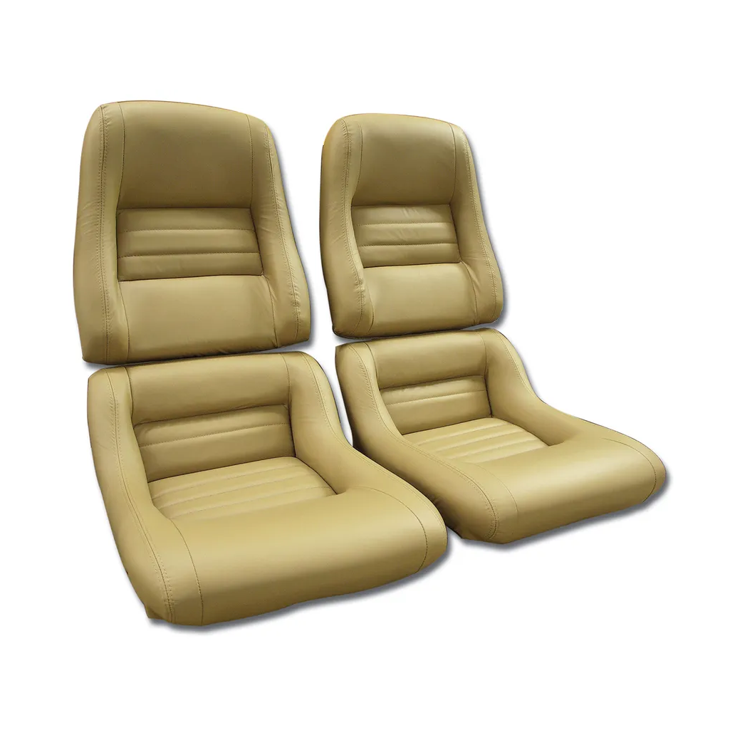 C3 1979-1982 Corvette Leather Seat Covers 100% Leather 2-Inch Bolster