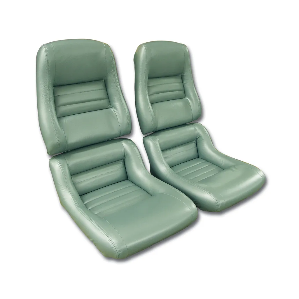 C3 1979-1982 Corvette Leather Seat Covers 100% Leather 2-Inch Bolster