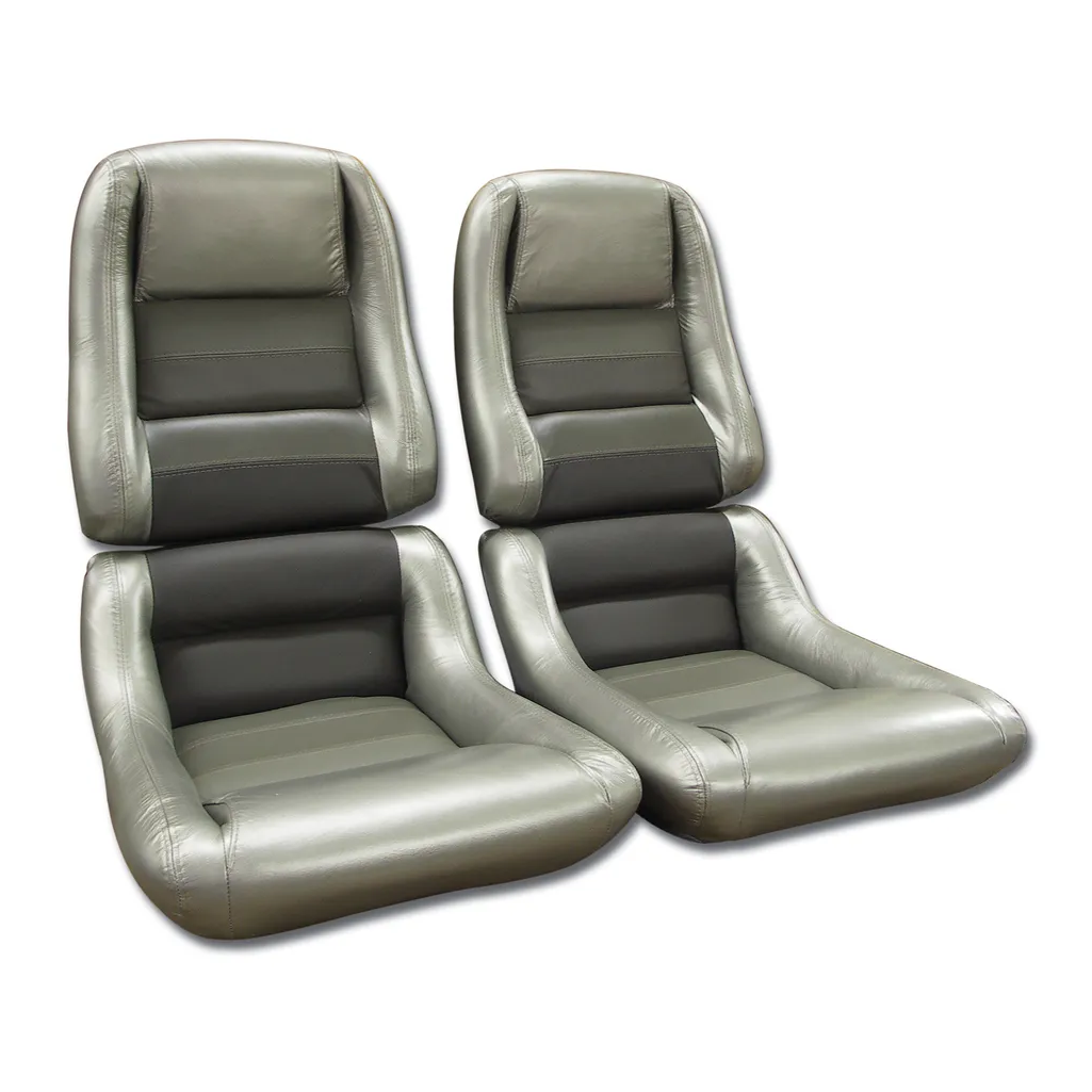 C3 1979-1982 Corvette Leather Seat Covers 100% Leather 2-Inch Bolster