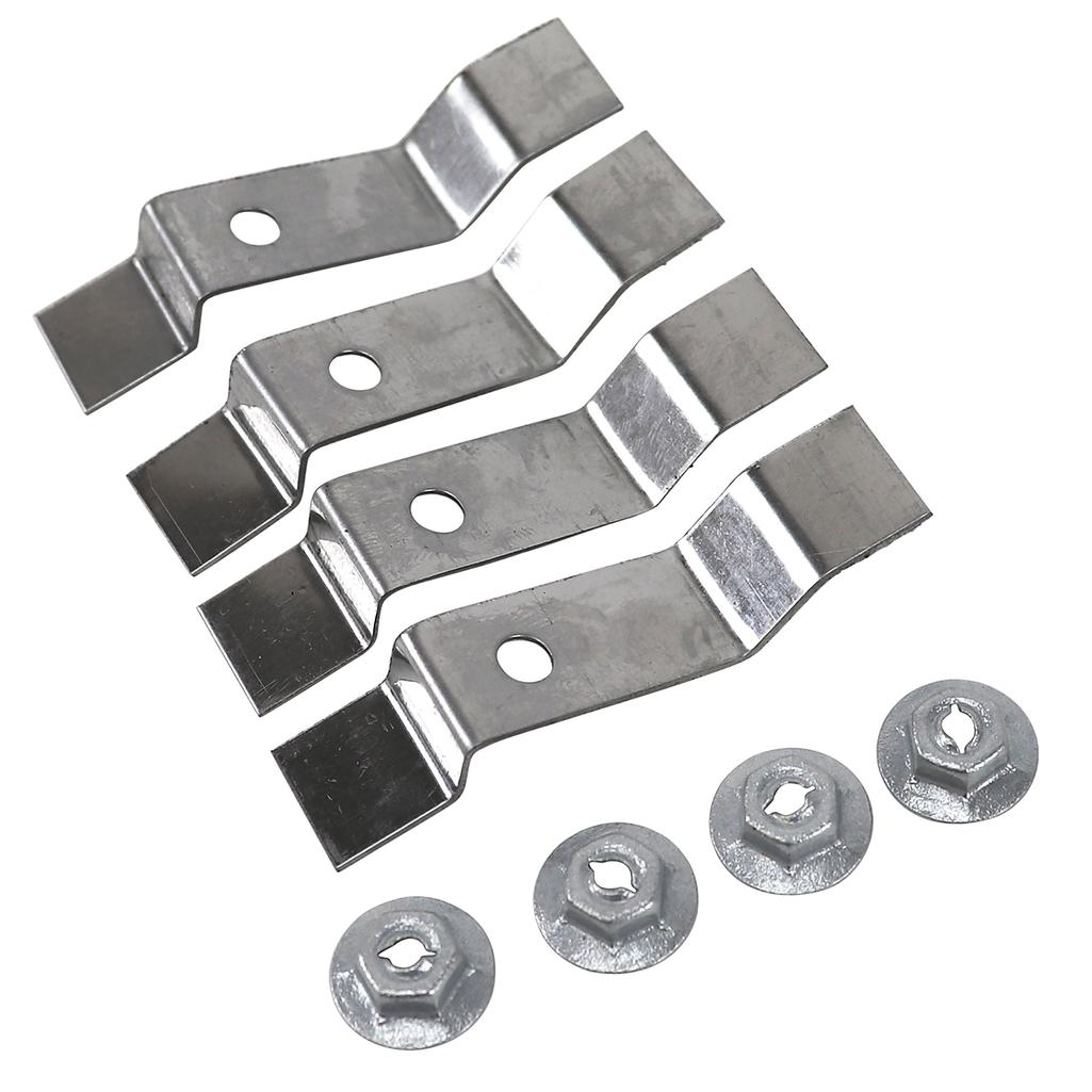 C1 1958-1961 Corvette Door Panel Reflector Bracket 4 Pieces