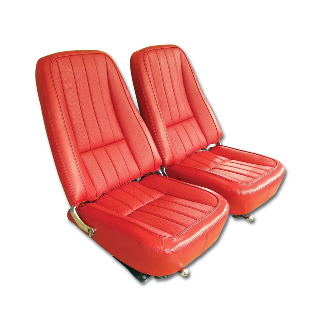 C3 1968 Corvette "Leather-Like" Vinyl Seat Covers - Pair
