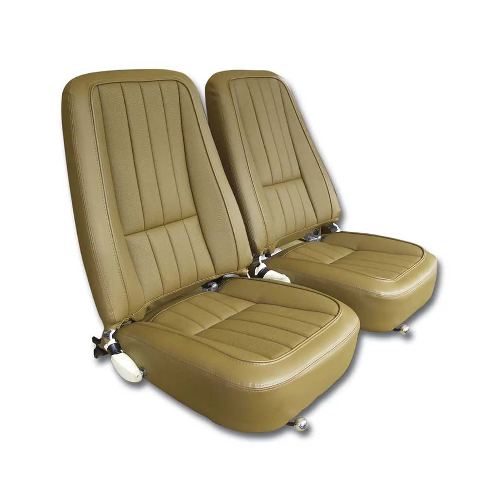 C3 1968 Corvette "Leather-Like" Vinyl Seat Covers - Pair