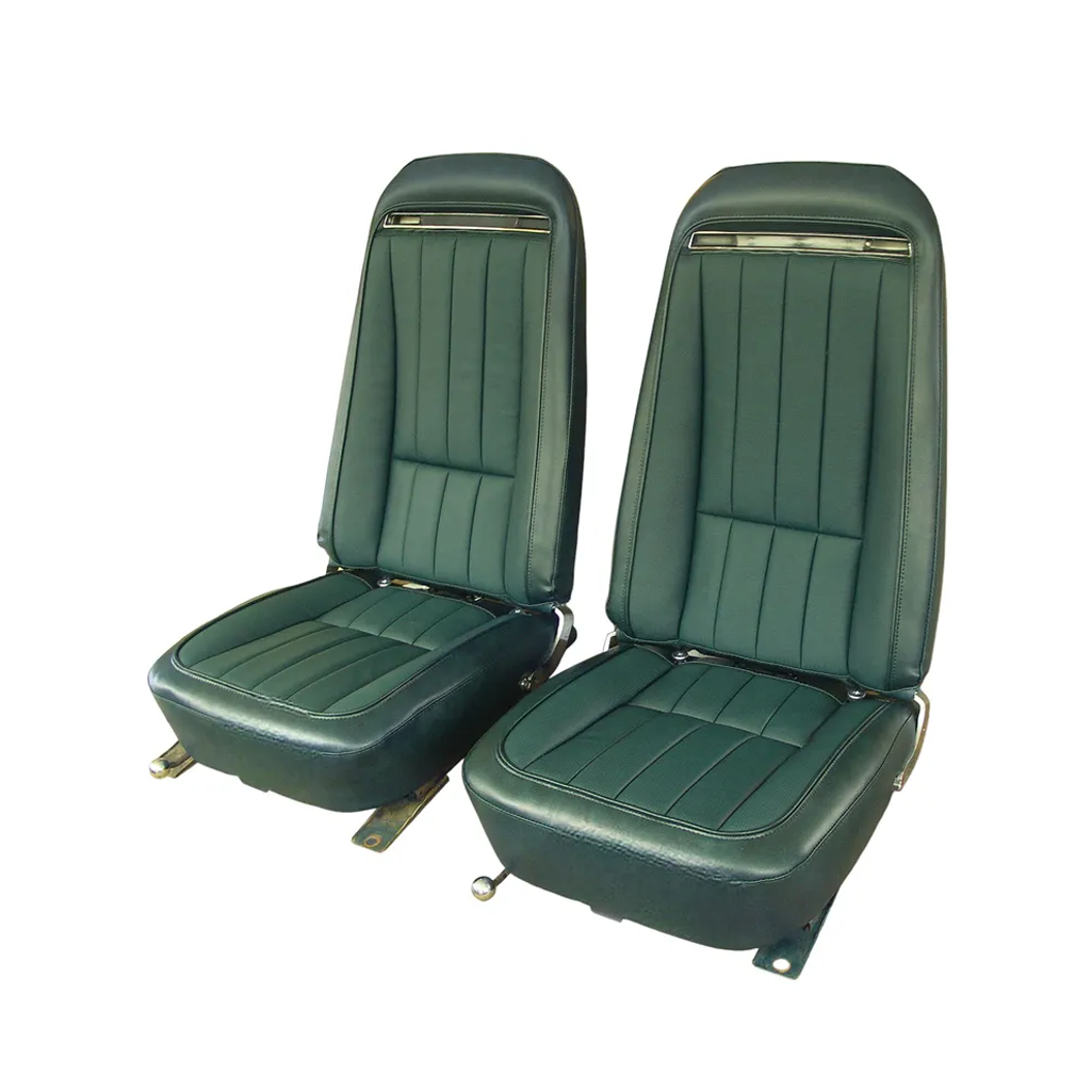 C3 1970-1971 Corvette "Leather-Like" Vinyl Seat Covers - Pair