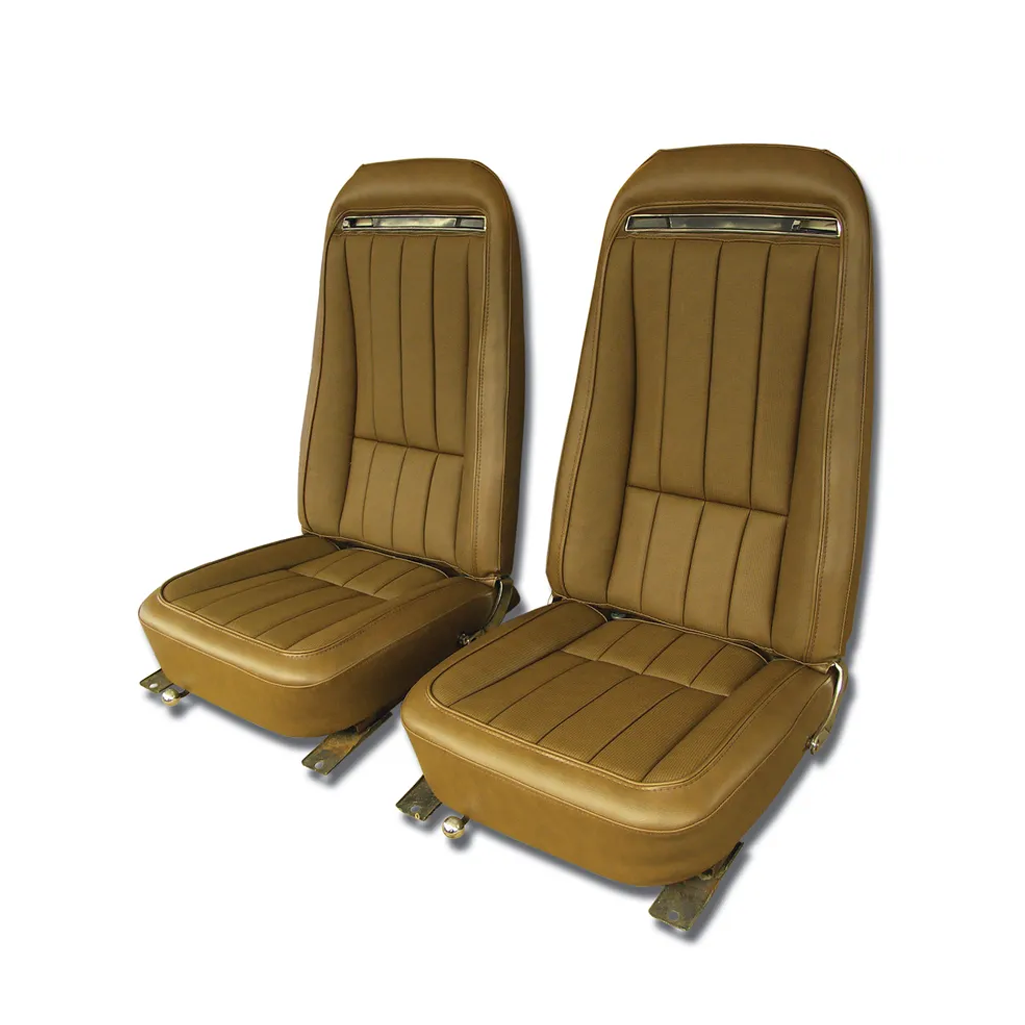 C3 1970-1971 Corvette "Leather-Like" Vinyl Seat Covers - Pair
