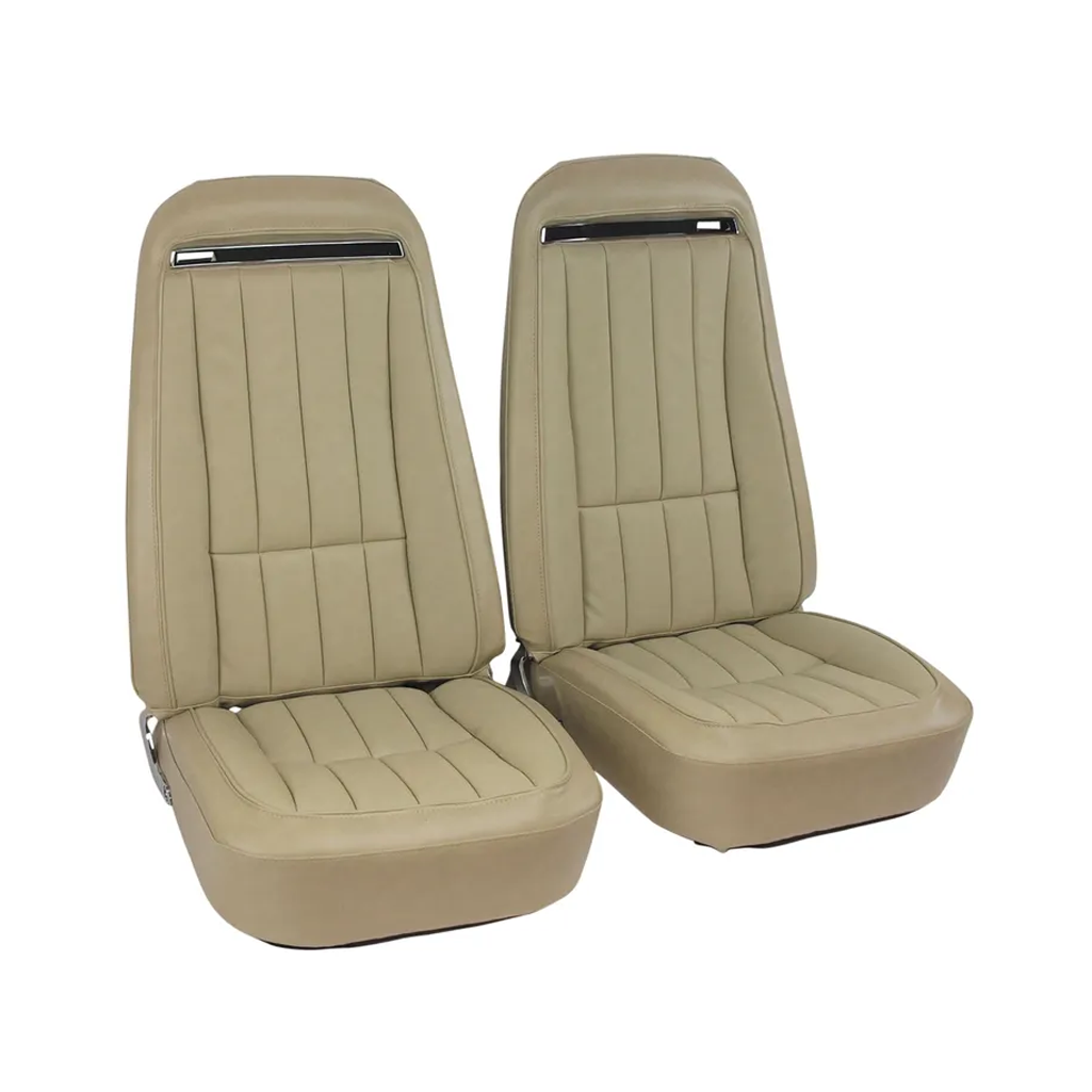 C3 1975 Corvette "Leather-Like" Vinyl Seat Covers - Pair