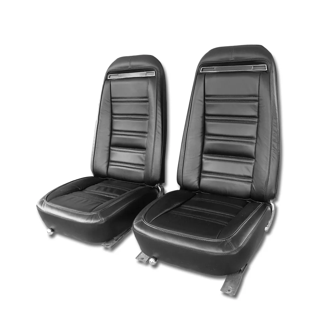 C3 1975 Corvette "Leather-Like" Vinyl Seat Covers - Pair
