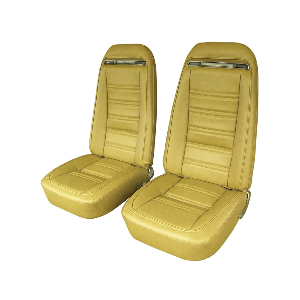 C3 1975 Corvette "Leather-Like" Vinyl Seat Covers - Pair