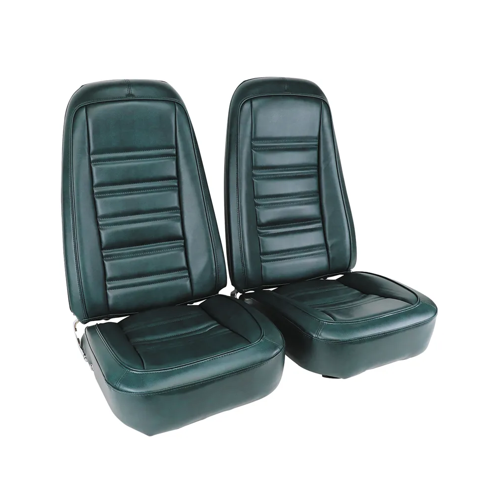 C3 1976-1977 Corvette Mounted Seats - Leather-Like Vinyl