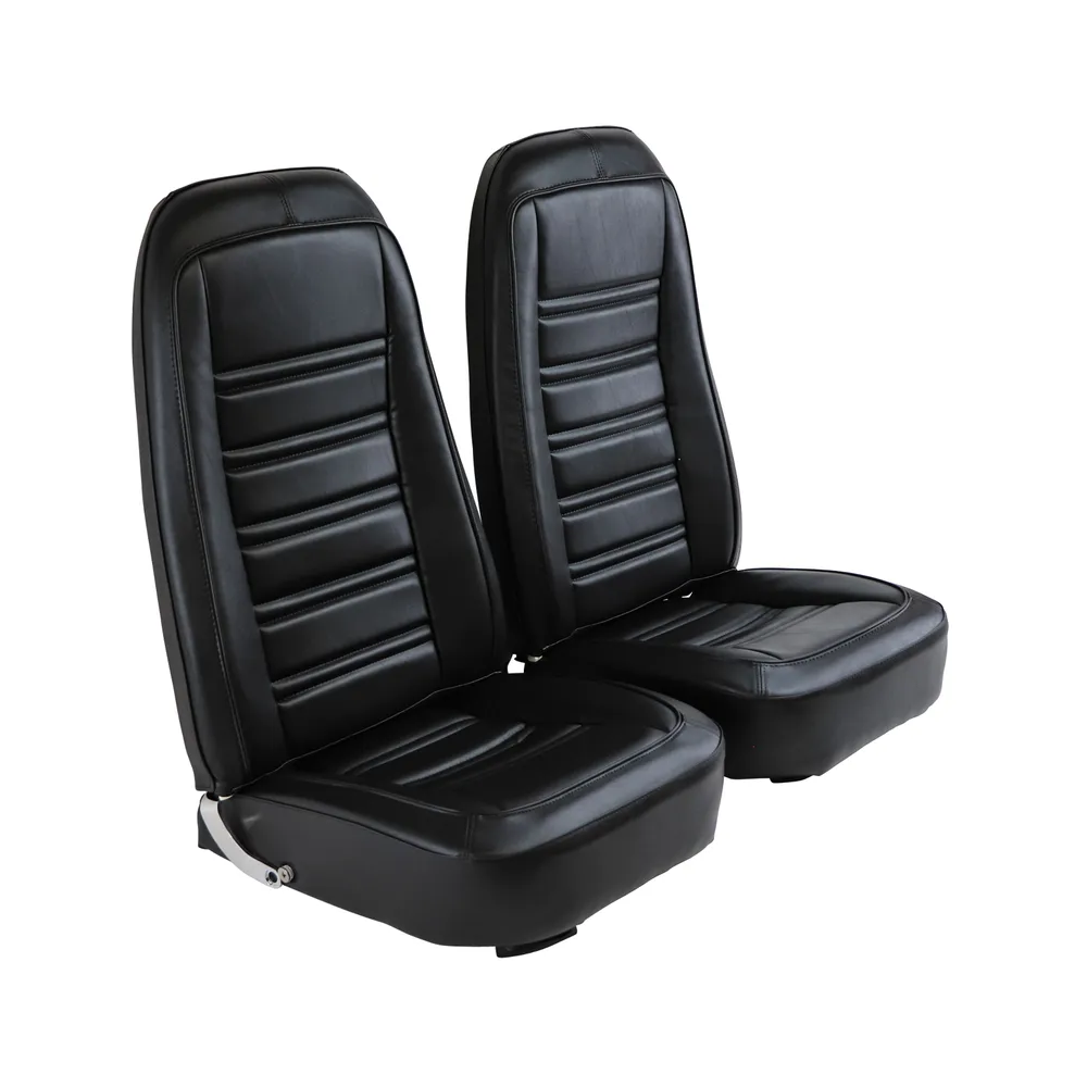 C3 1976-1977 Corvette Mounted Seats - Leather-Like Vinyl