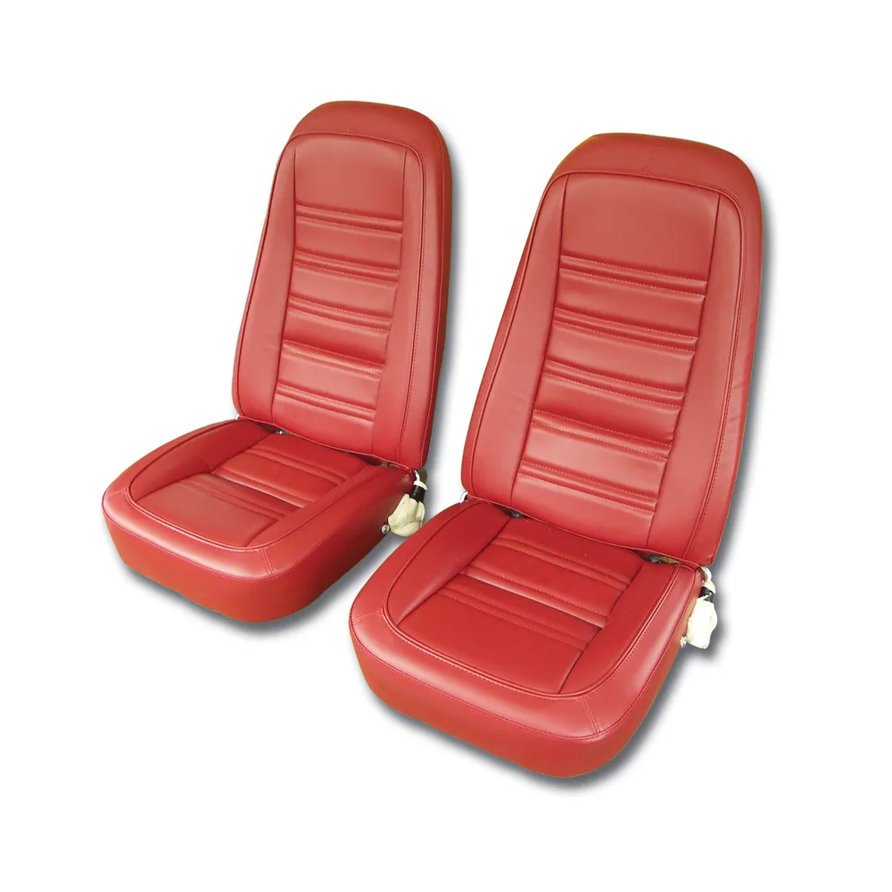 C3 1976-1977 Corvette Mounted Seats - Leather-Like Vinyl