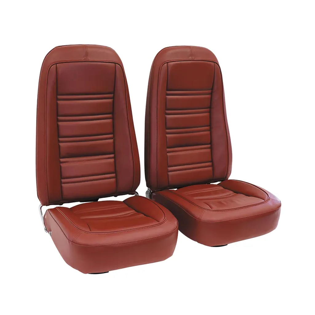 C3 1976-1978 Corvette "Leather-Like" Vinyl Seat Covers - Pair