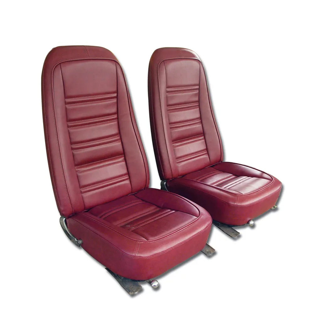 C3 1976-1978 Corvette "Leather-Like" Vinyl Seat Covers - Pair