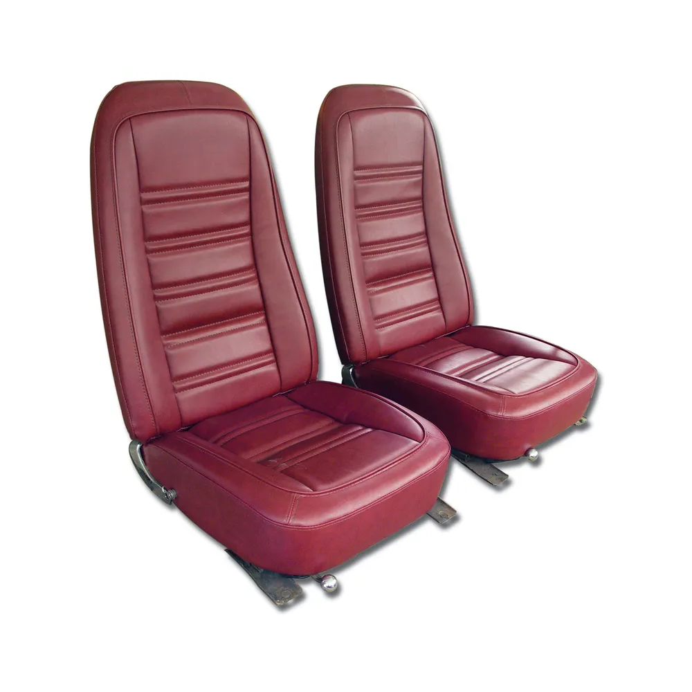 C3 1976-1977 Corvette Mounted Seats - Leather-Like Vinyl