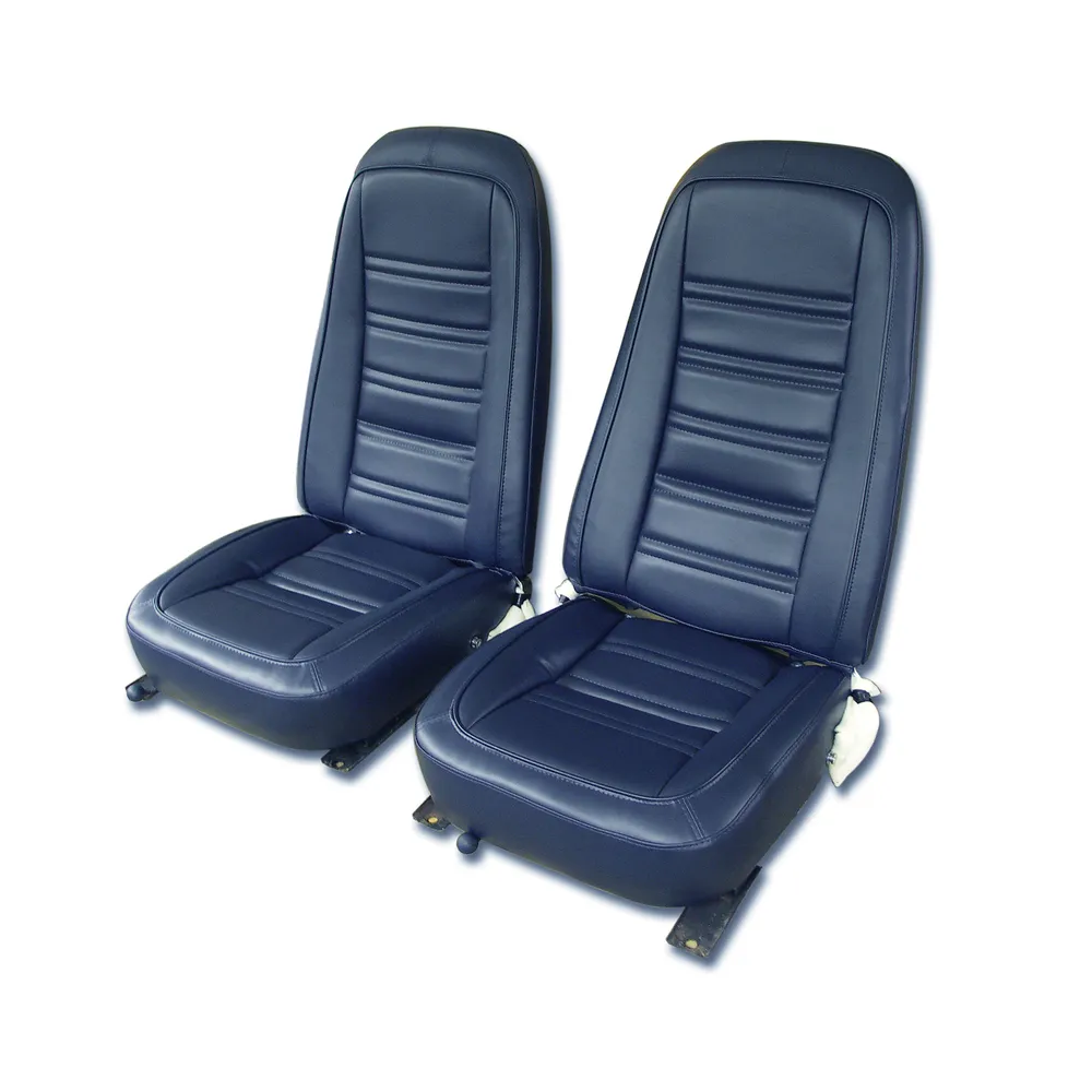 C3 1976-1977 Corvette Mounted Seats - Leather-Like Vinyl