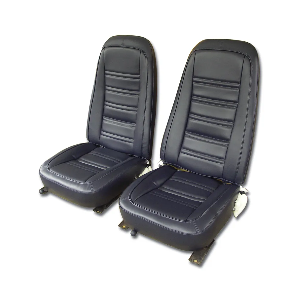 C3 1978 Corvette Mounted Seats - Leather-Like Vinyl