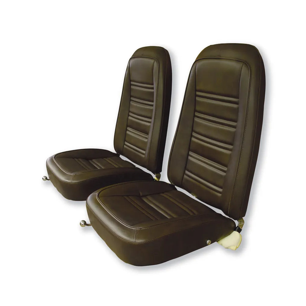 C3 1976-1978 Corvette "Leather-Like" Vinyl Seat Covers - Pair