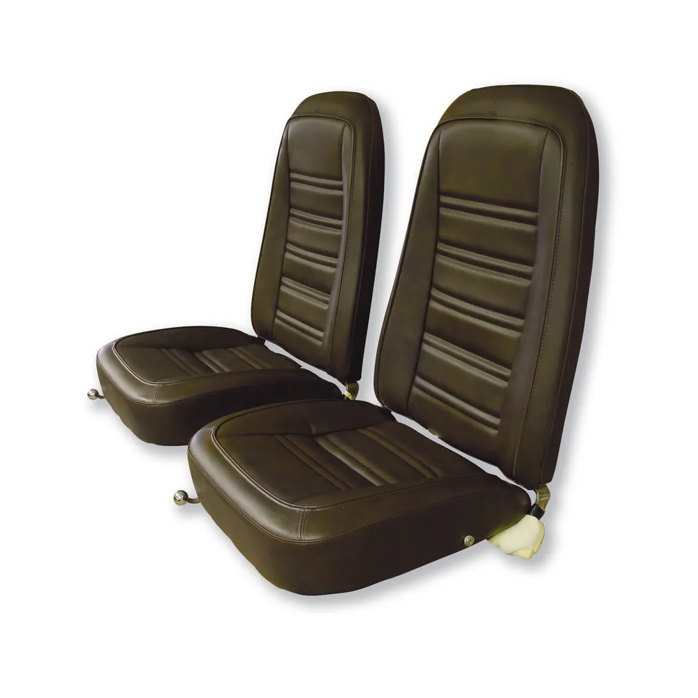 C3 1976-1977 Corvette Mounted Seats - Leather-Like Vinyl