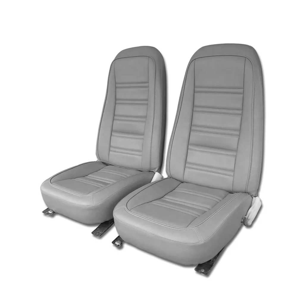 C3 1976-1978 Corvette "Leather-Like" Vinyl Seat Covers - Pair