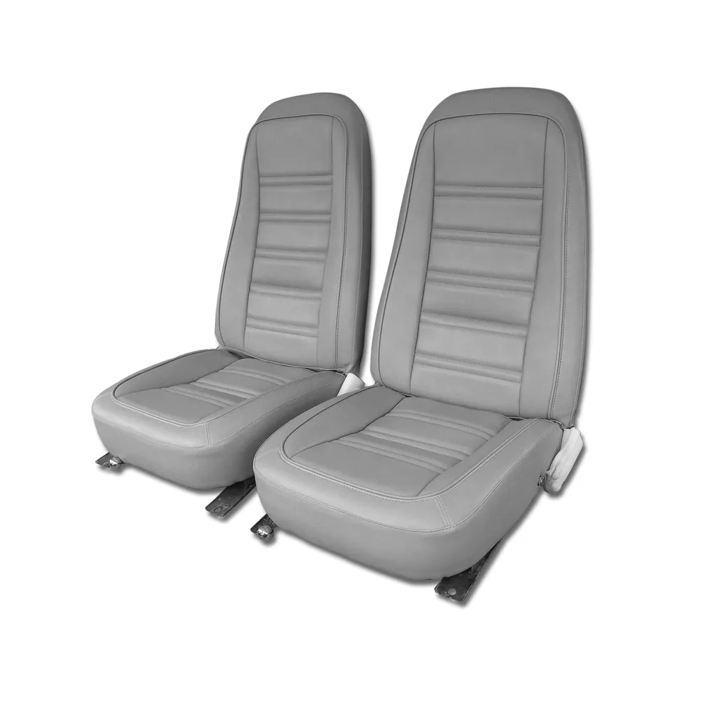 C3 1976-1977 Corvette Mounted Seats - Leather-Like Vinyl