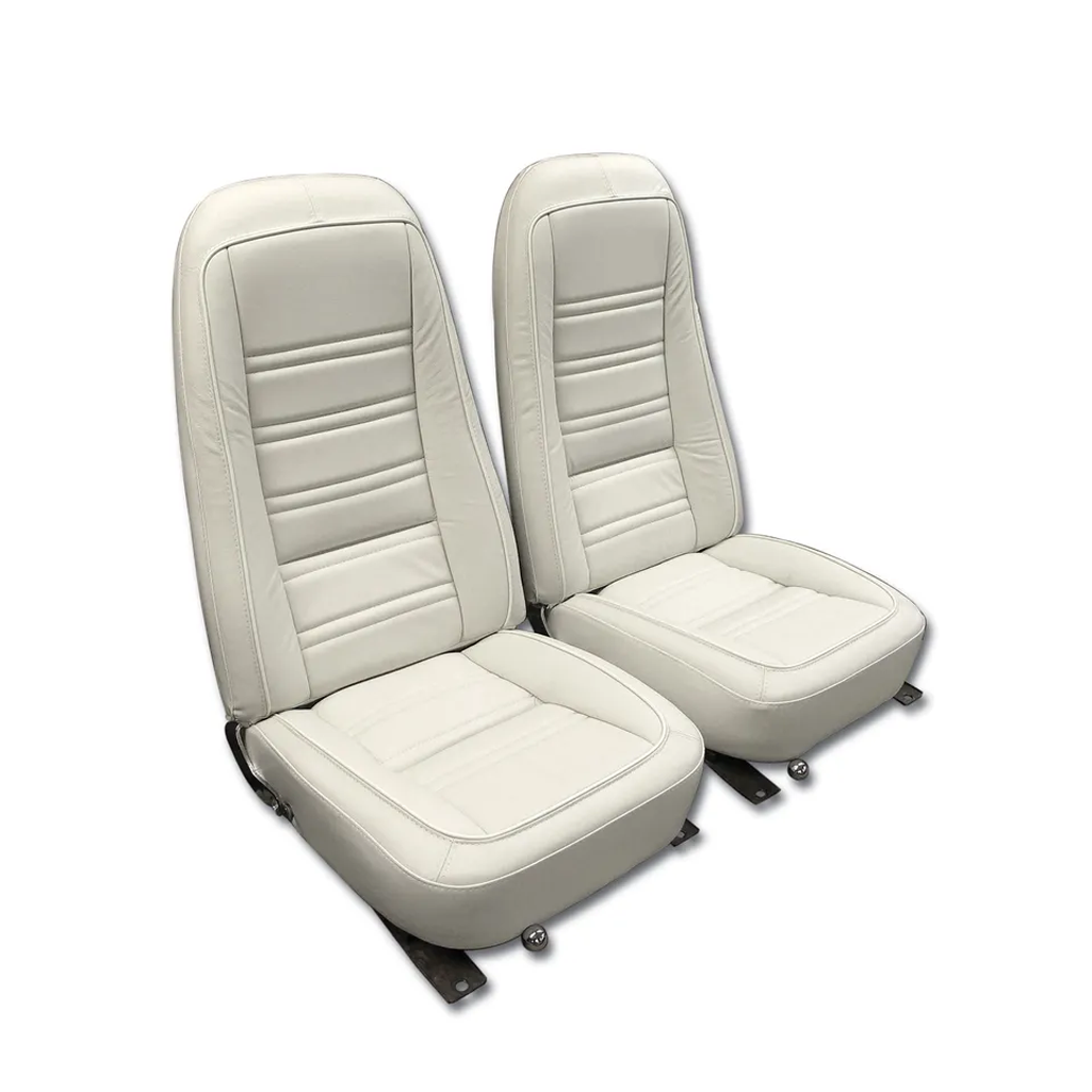 C3 1976-1978 Corvette "Leather-Like" Vinyl Seat Covers - Pair