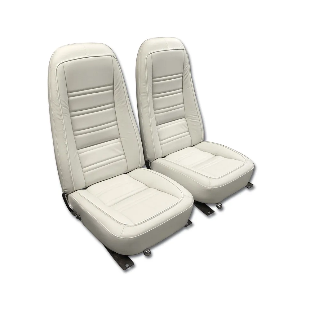 C3 1976-1977 Corvette Mounted Seats - Leather-Like Vinyl