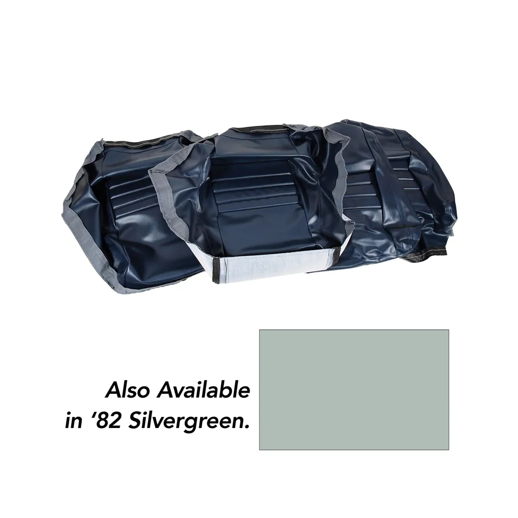 C3 1979-1982 Corvette "Leather-Like" Vinyl Seat Covers - 2-Inch Bolster - Pair