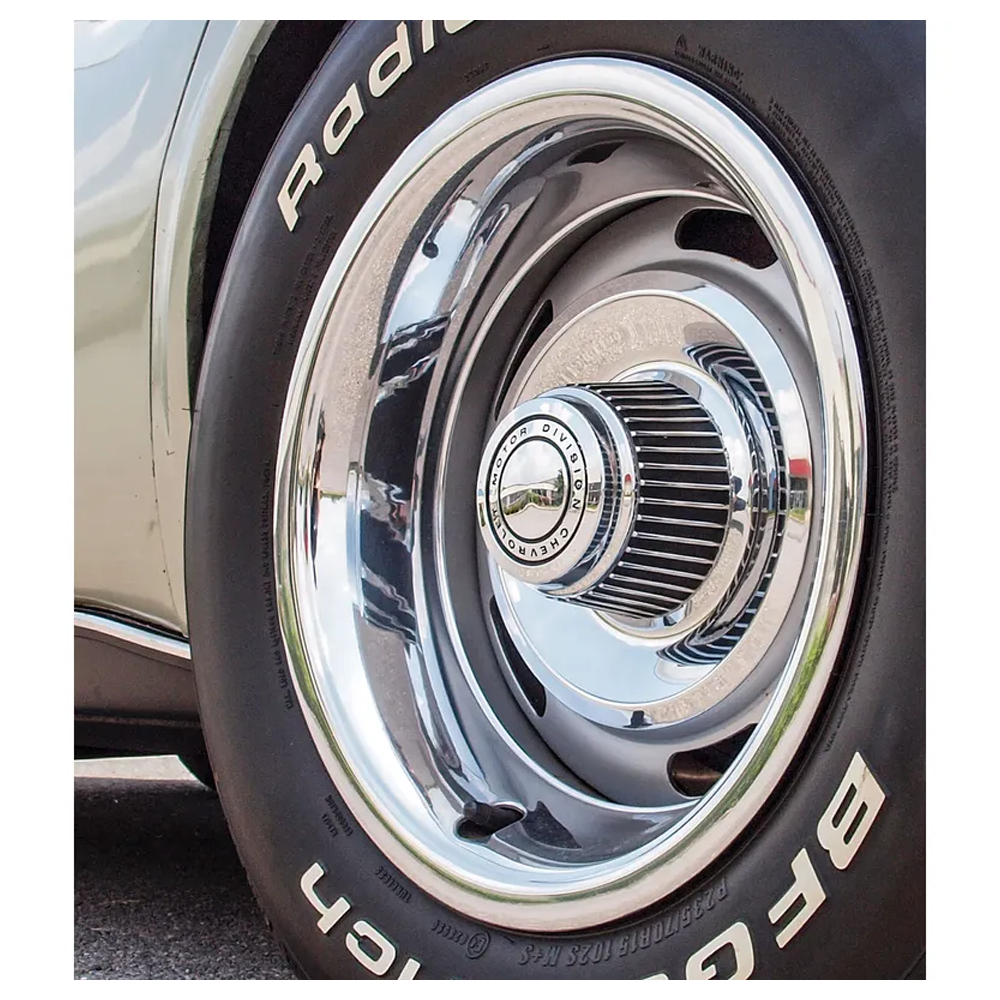 C3 1968-1982 Corvette Rally Wheel OE Spec Hubcap Set - 4Pc