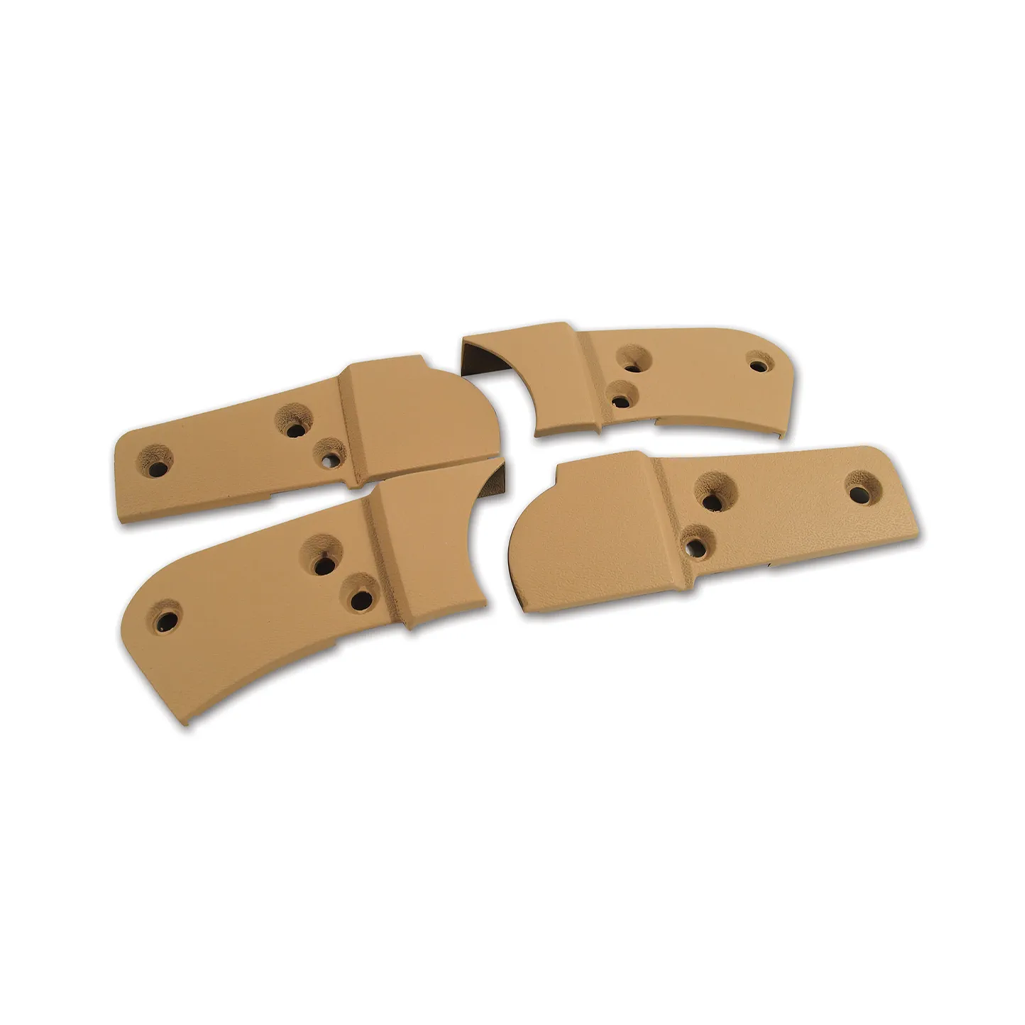 C3 1978-1982 Corvette Reproduction Seat Hinge Cover Kit - 4Pc