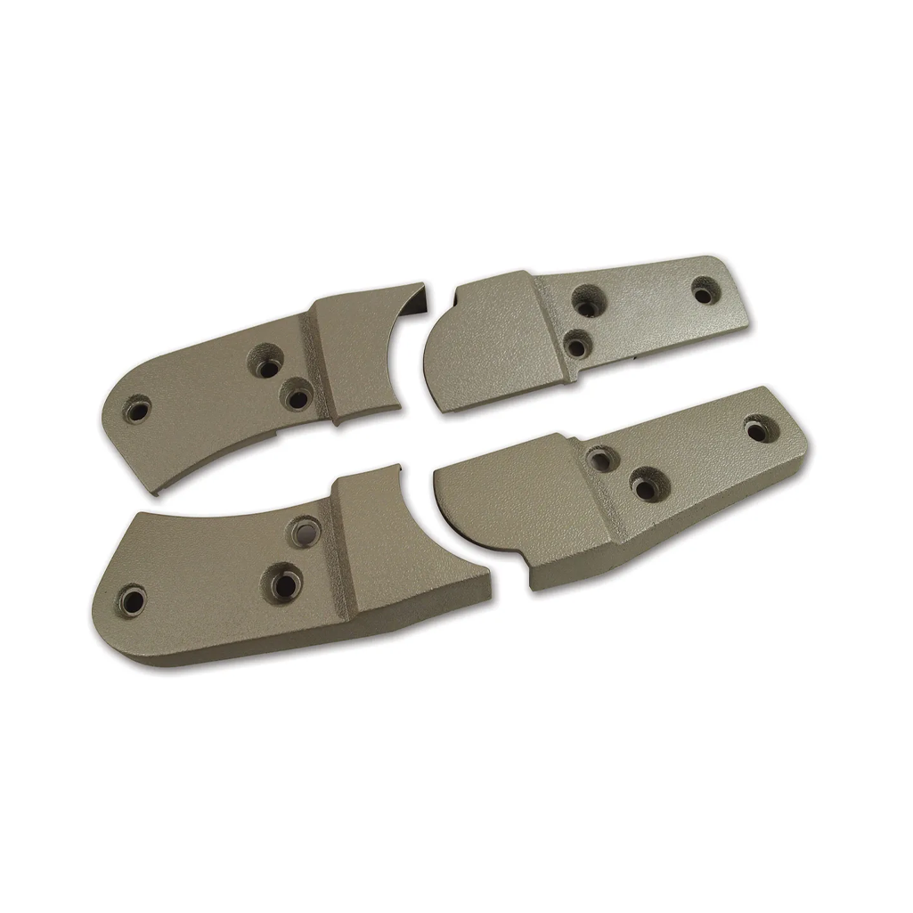 C3 1978-1982 Corvette Reproduction Seat Hinge Cover Kit - 4Pc