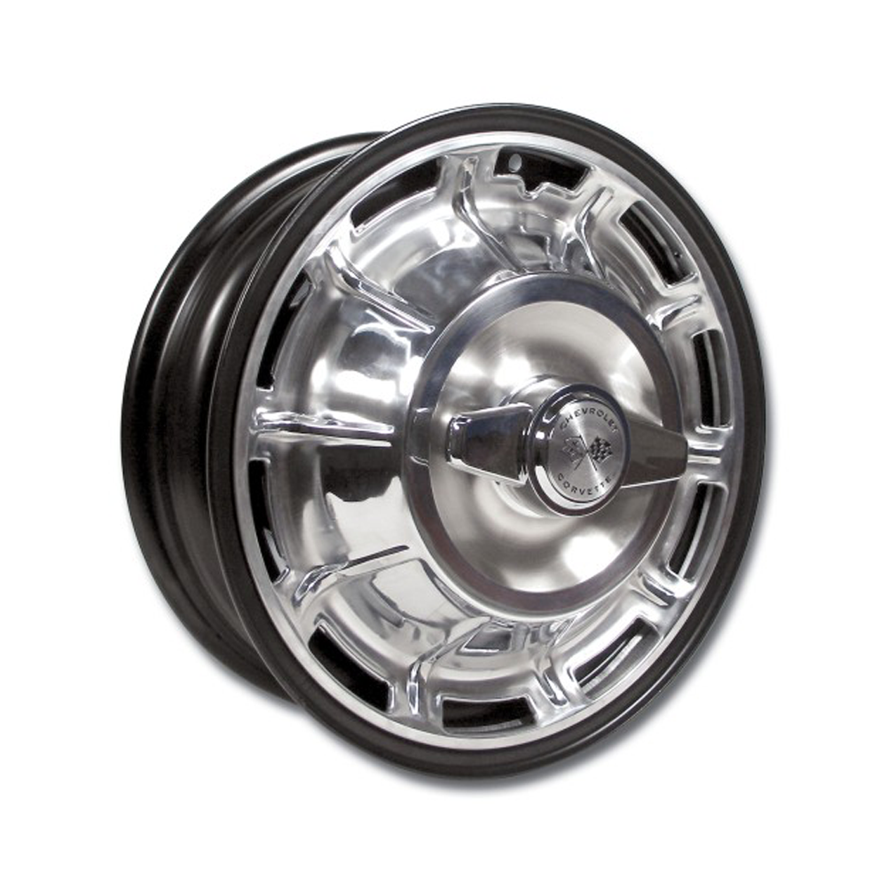 C1 1959-1962 Corvette Steel Wheel Set of 4