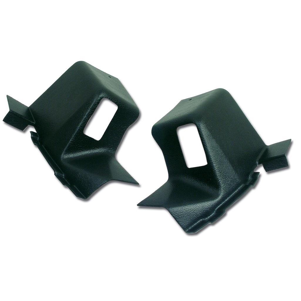 C3 1969 Corvette Interior Rear Quarter Panel Extensions, Green Coupe