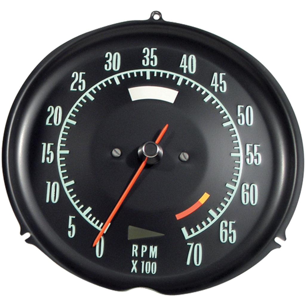C3 1968 Corvette Tachometer, 6500 RPM