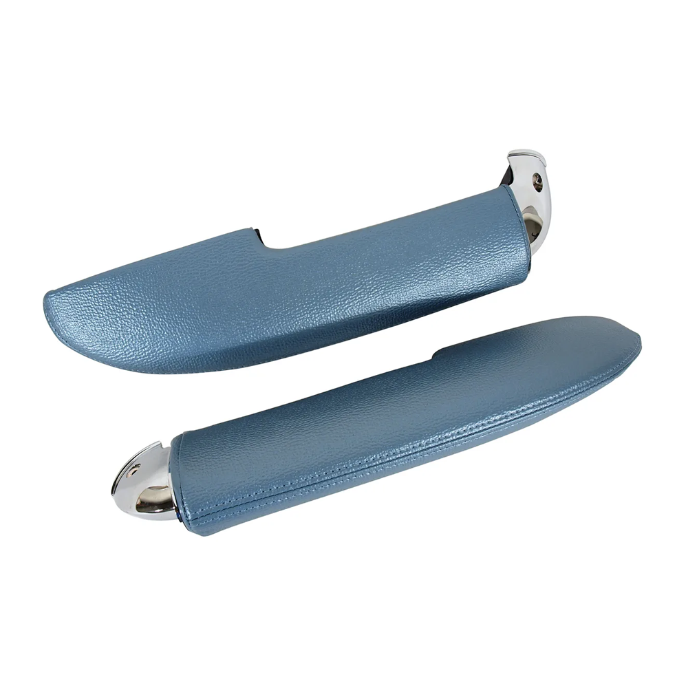 C1 1958 Corvette Armrests with Chrome Ends - Pair
