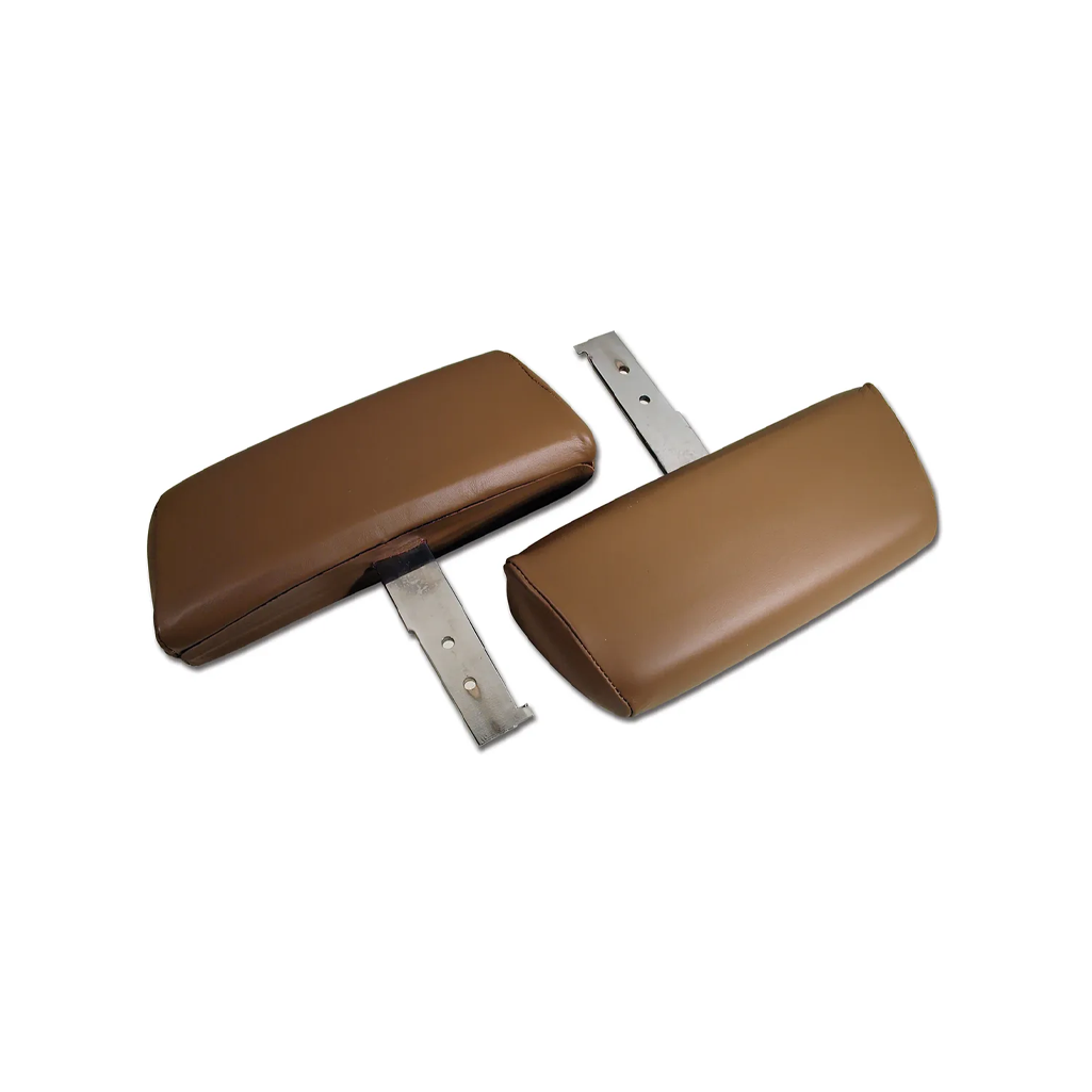 C3 1968-1969 Corvette Headrests - Complete W/Leather Covers