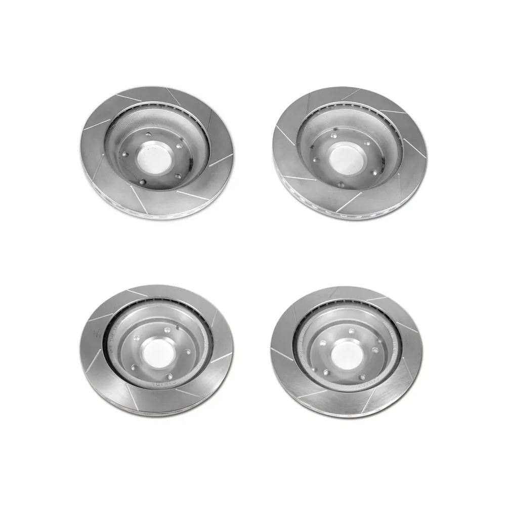 1984-1987 C4 Corvette Brake Rotor Kit - Power Slot - Set of 4