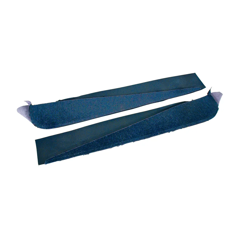 C3 1970-1972 Corvette Carpet Vinyl Strips - Pair
