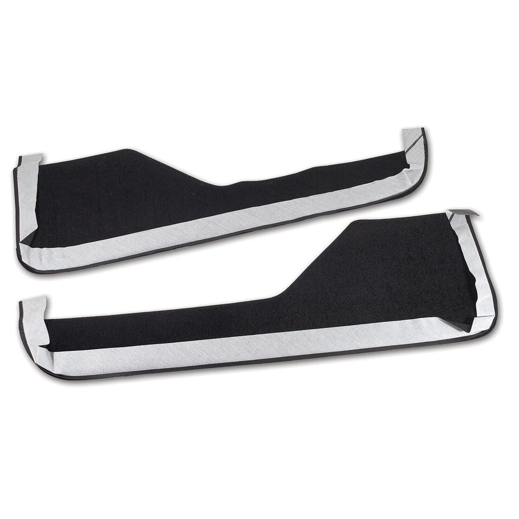 C4 1984-1989 Corvette Carpet Vinyl Strips, Black