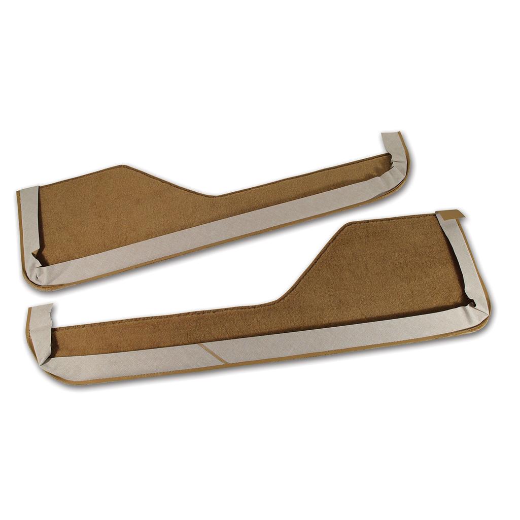 C4 1984-1987 Corvette Carpet Vinyl Strips, Saddle